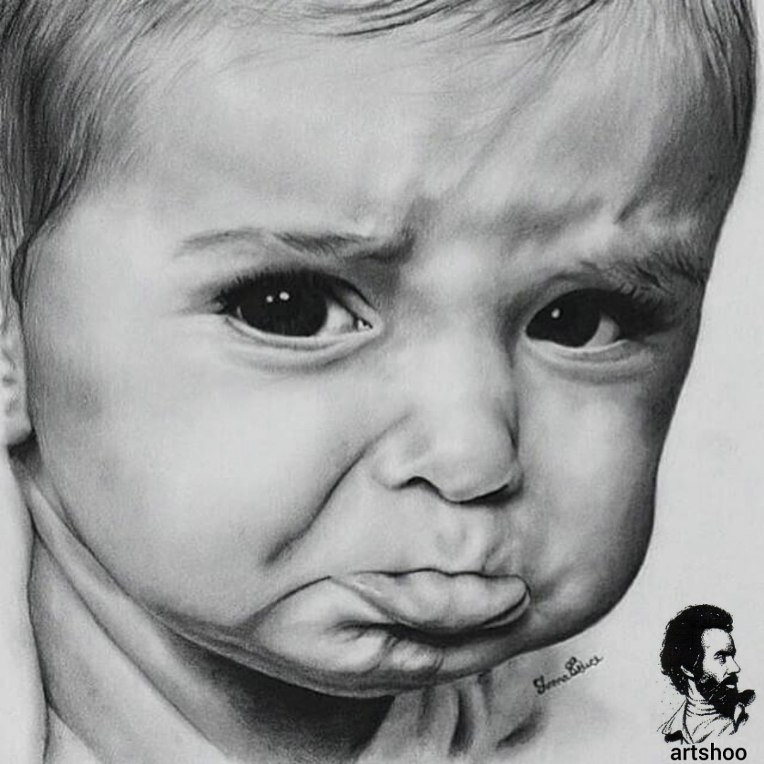 مدل کودک سیاه قلم